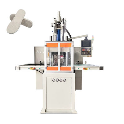 Machine de moulage par injection verticale à double glissement à haut rendement pour la fabrication de chaussures