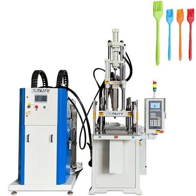 55 tonnes LSR machine d'injection verticale de silicone utilisée pour la brosse à pâtisserie à base de silicone