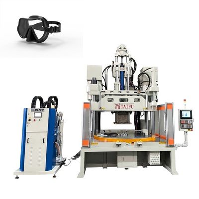 Tableau de travail bas verticale 300 tonnes machine de moulage par injection de silicone pour masque de moulage