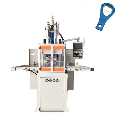 Machine de moulage par injection verticale en plastique à double glissement pour ouvre-bouteille