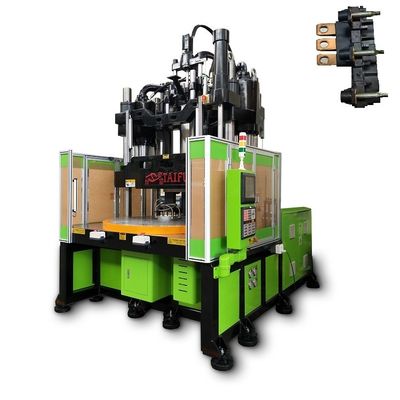 Machine de moulage par injection verticale à table à faible travail pour la fabrication de blocs de terminaux
