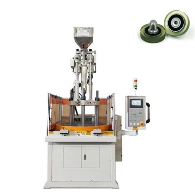 Machine de moulage par injection verticale rotative pour roulements en plastique à bas prix