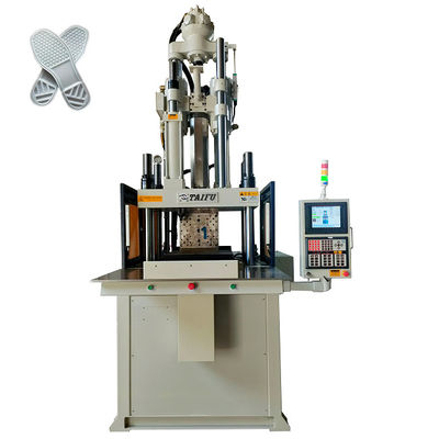Machine de moulage par injection verticale à glissade unique à haut rendement pour la fabrication de chaussures