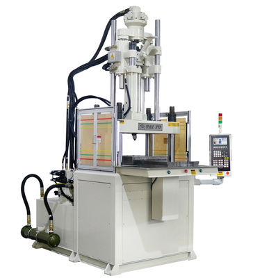 Machine de moulage par injection verticale à glissade unique à haut rendement pour la fabrication de chaussures
