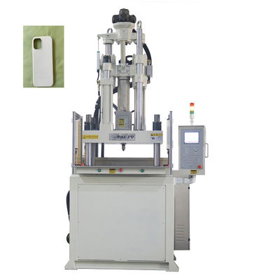 Machine de moulage par injection de produits en plastique verticaux à haute réactivité pour fabriquer des étuis téléphoniques