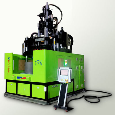 Machine de moulage par injection verticale rotative de 250 tonnes à banc de travail bas pour la fabrication de filtres