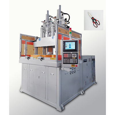 Machine de moulage par injection verticale à deux couleurs de 170 tonnes pour la fabrication de poignées de ciseaux