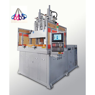 Machine de moulage par injection verticale à deux couleurs de 170 tonnes pour la fabrication de poignées de ciseaux