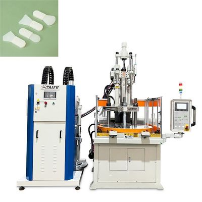 Machine de fabrication de pinceau de masque facial en silicone machine de moulage par injection verticale rotative