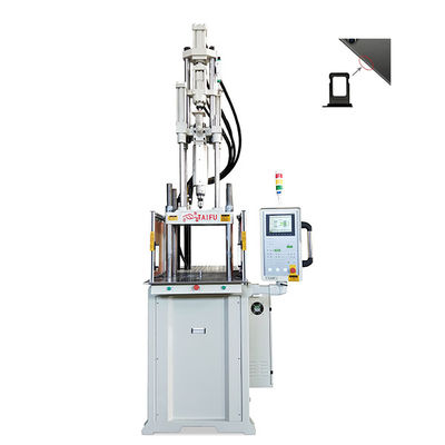 Machine de moulage par injection verticale à grande vitesse de 55 tonnes pour la fabrication d'un support de carte SIM