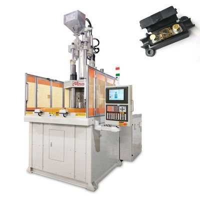 Machine de moulage par injection de plastique rotative verticale de 120 tonnes pour la fabrication de supports de fusibles
