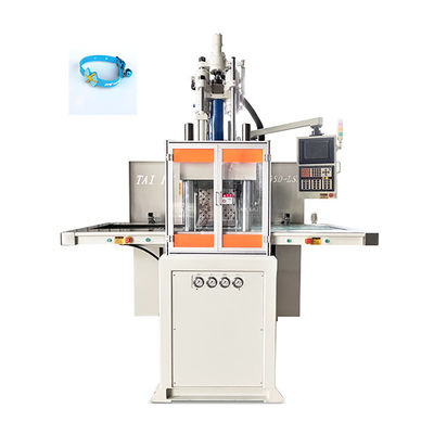 Machine de moulage par injection verticale à double glissement de 120 tonnes pour la fabrication d'ornements pour animaux de compagnie