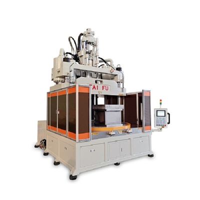 Machine de moulage par injection verticale de 200 tonnes pour la fabrication d'un support de fusible avec table de travail basse