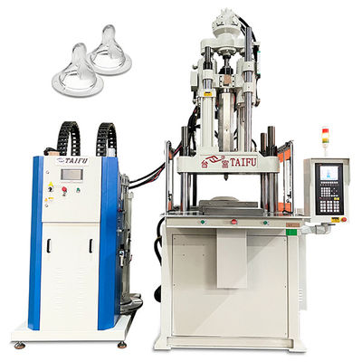 Machine de moulage par injection verticale en silicone liquide de 120 tonnes pour fabriquer des sucettes pour bébés