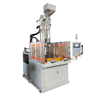 Facile à utiliser machine de moulage par injection de plastique rotatif vertical pour la fabrication de tack