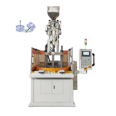Facile à utiliser machine de moulage par injection de plastique rotatif vertical pour la fabrication de tack