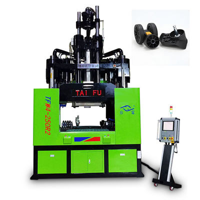 Machine de moulage par injection verticale de table de 250 tonnes à faible travail pour la fabrication de roues de bagages