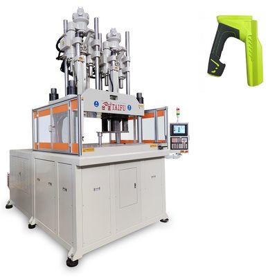 Turret deux couleurs machine de moulage par injection verticale pour la fabrication de moules de forage