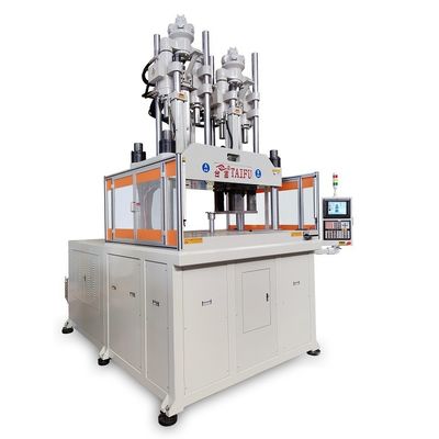 Turret deux couleurs machine de moulage par injection verticale pour la fabrication de moules de forage