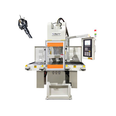 Machine de moulage par injection verticale de câble de puissance à double glissement de 85 tonnes pour la fabrication de prises
