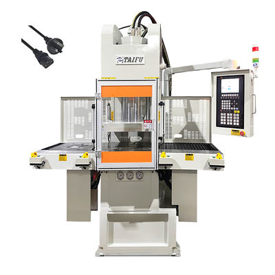 Machine de moulage par injection verticale à double glissement pour la fabrication de fil de datte