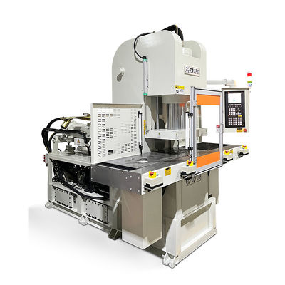 Machine de moulage par injection verticale à double glissement pour la fabrication de fil de datte