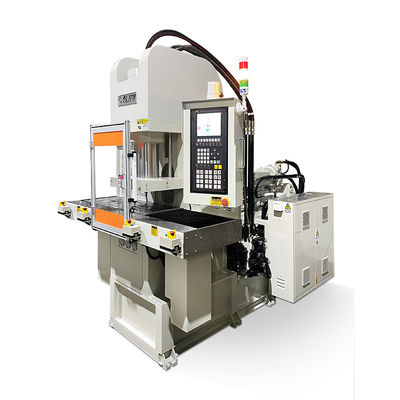 Machine de moulage par injection verticale à double glissement pour la fabrication de fil de datte