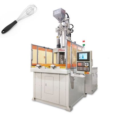 Machine de moulage par injection en plastique rotative verticale de 120 tonnes pour la fabrication d'une frappeuse à œufs