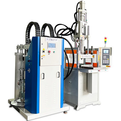 55 tonnes machine de moulage par injection de silicone liquide à glisser unique pour la fabrication de cuillères