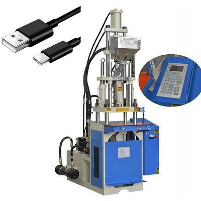 Vente à chaud 25 tonnes petite machine de moulage par injection verticale en plastique pour câble de charge USB