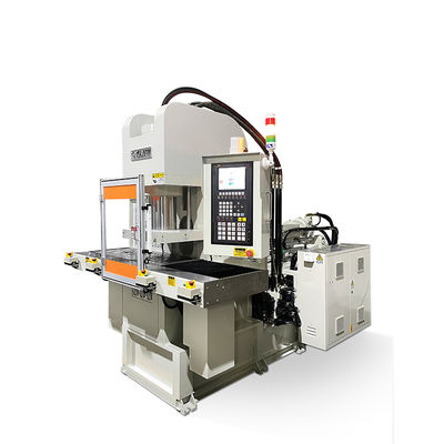 Machine de moulage par injection verticale à double glissement à haute efficacité pour prise