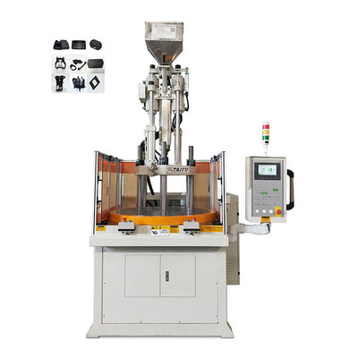 Machine de moulage par injection de plastique rotatif vertical à haut rendement pour la fabrication de pièces automobiles