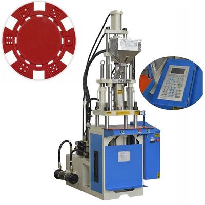 Machine de moulage par injection verticale de 25 tonnes utilisée pour les jetons de poker de bonne qualité