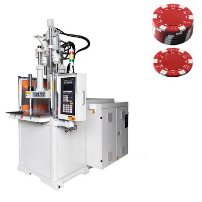 Machine de moulage par injection verticale de 85 tonnes de bonne qualité utilisée pour les jetons de poker
