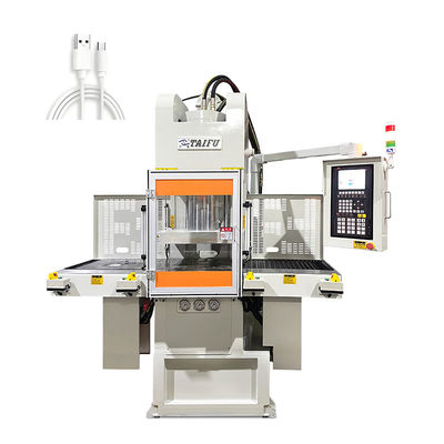 Machine de moulage par injection verticale de câble de puissance à double glissement de bonne qualité pour la fabrication de USB
