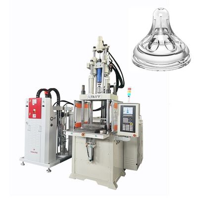 Machine de moulage par injection de silicone liquide de 55 tonnes pour la fabrication de sucettes en silicone