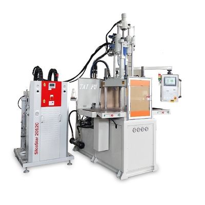Machine de moulage par injection de silicone liquide à double glissement pour sucette pour enfants