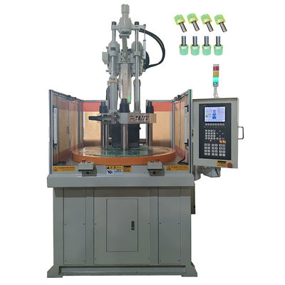 Facile d'utilisation rotative Verticale Machine de moulage par injection de plastique pour la fabrication de vis