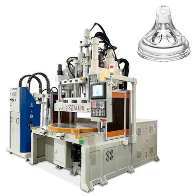 Machine de moulage par injection verticale LSR rotative à basse table de travail utilisée pour les sucettes pour bébé