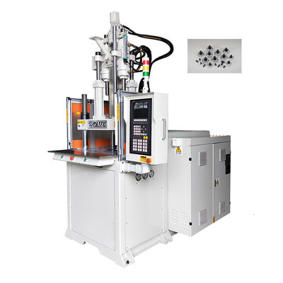 Machine de moulage par injection de produits plastiques verticaux à haut rendement pour la fabrication de poteaux de batteries