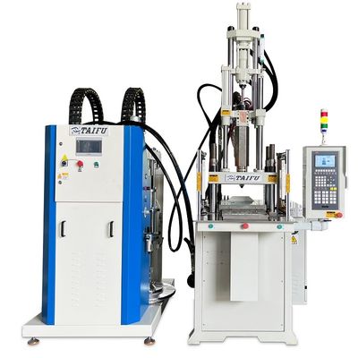 55 tonnes de machine de moulage par injection verticale de silicone liquide pour la fabrication de couvertures de silicone