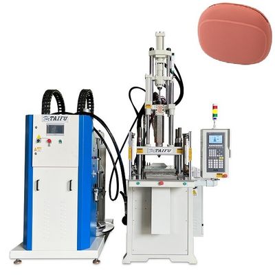 Machine de moulage par injection verticale de silicone liquide de 55 tonnes pour la fabrication de couvertures d'écouteurs