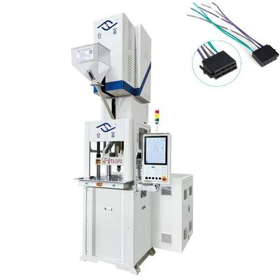 Machine de moulage par injection de plastique hybride électrique à huile verticale de haute qualité pour fabriquer des adaptateurs