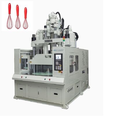 Machine de moulage par injection verticale à table rotative à planche de travail basse de 120 tonnes pour la fabrication d'une fraiseuse à œufs
