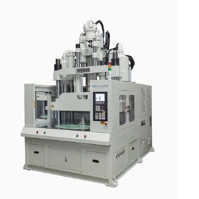Machine de moulage par injection verticale à table rotative à planche de travail basse de 120 tonnes pour la fabrication d'une fraiseuse à œufs