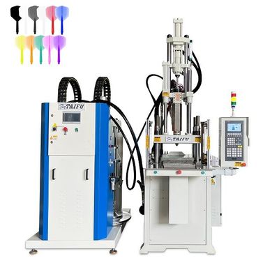 Machine de moulage par injection verticale de silicone liquide de 55 tonnes pour la fabrication de queue de fléchette