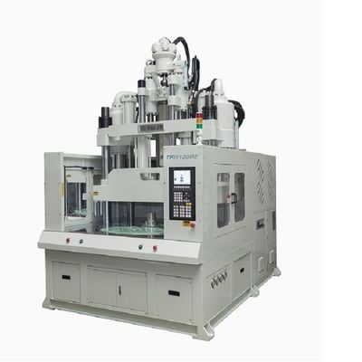 Machine de moulage par injection verticale à table rotative à planche de travail basse de 120 tonnes pour fabriquer du crochet