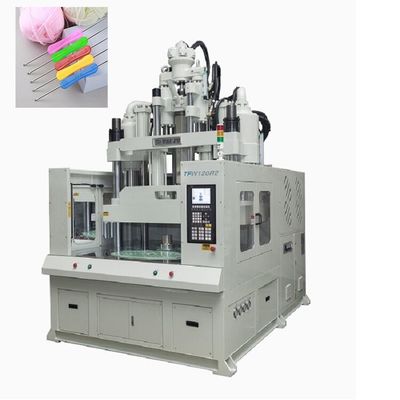 Machine de moulage par injection verticale à table rotative à planche de travail basse de 120 tonnes pour fabriquer du crochet