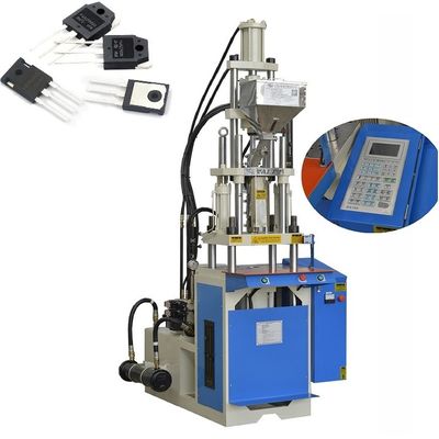 Machine de moulage par injection verticale de plastique à haute efficacité pour la fabrication d'intégrateurs électroniques