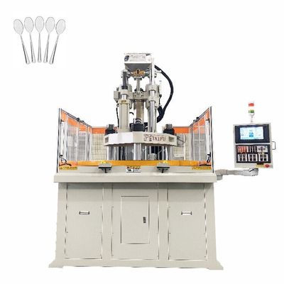 Machine à moulage par injection verticale rotative de 160 tonnes pour la fabrication de cuillères jetables en plastique